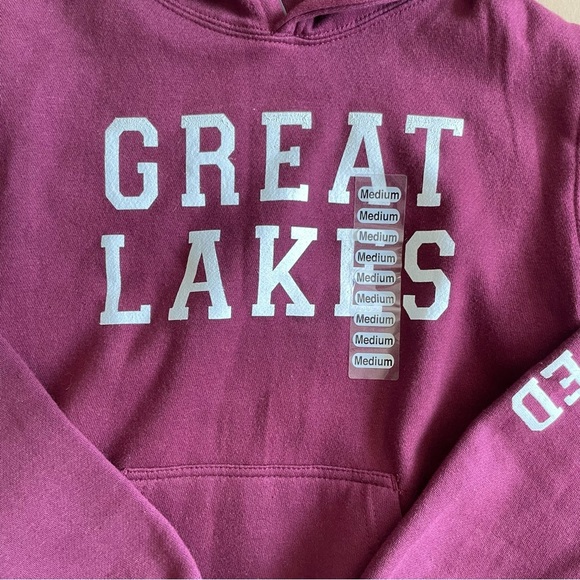 Ontario Great Lakes Unsalted Hoodie Maroon - Picture 2 of 7